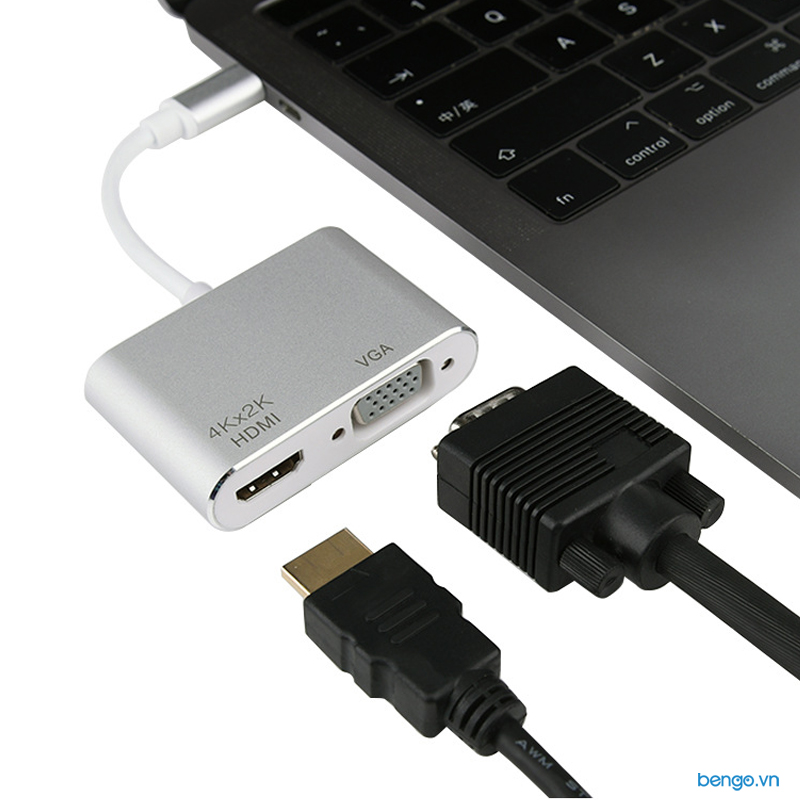 Cáp chuyển USB-C 3.1 qua HDMI/VGA