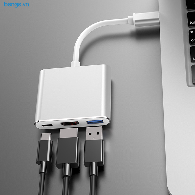 Cáp chuyển USB-C qua USB 3.0/HDMI/Type C (PD)