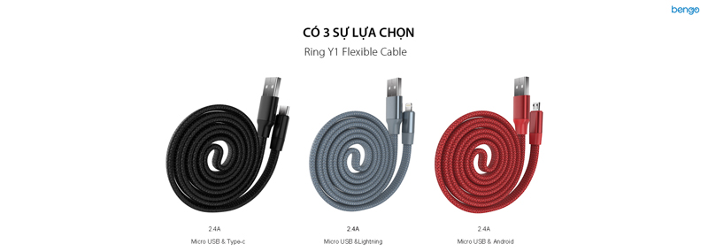 Cáp sạc Type-C DEVIA Ring Y1 Flexible