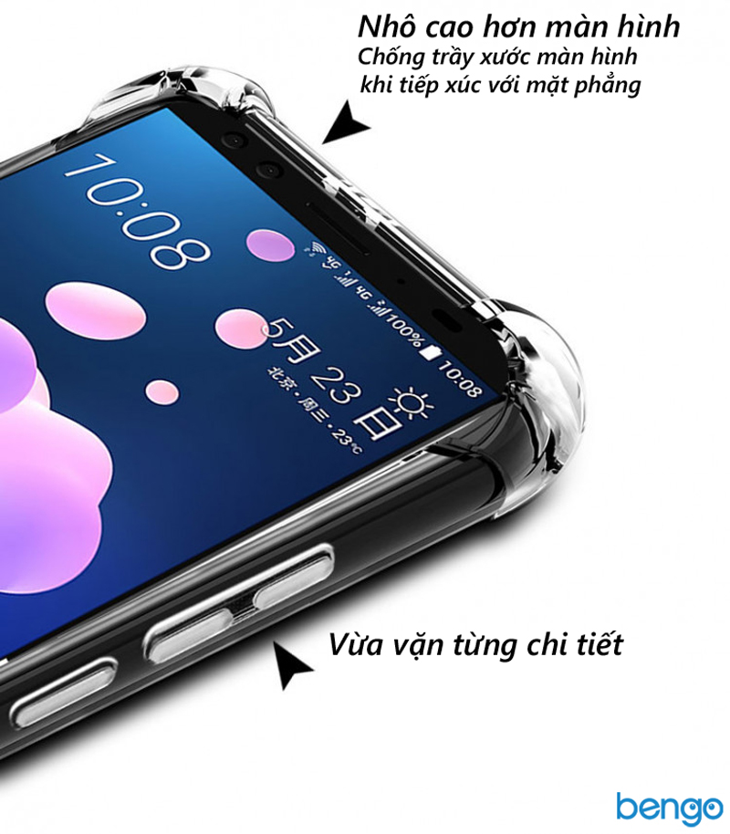 Ốp lưng HTC U12 Plus IMAK TPU Sandy Feel