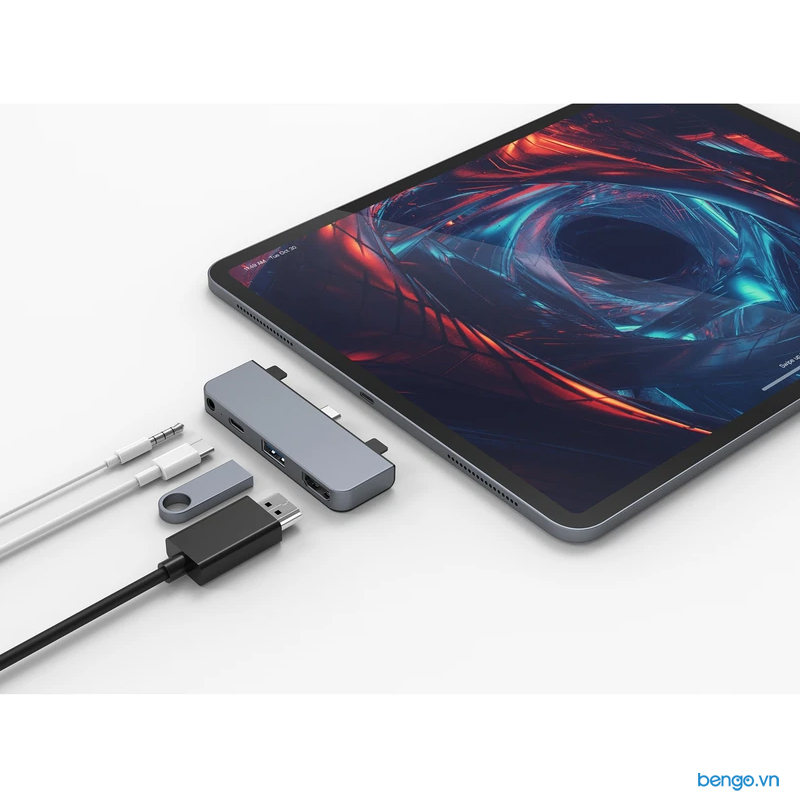 Cổng chuyển Hyperdrive 4 in 1 Hub USB-C chuyên dụng cho iPad - HD319E