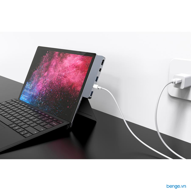 Cổng chuyển 5 in 2 Hyperdrive cho Microsoft Surface Pro 4/5/6