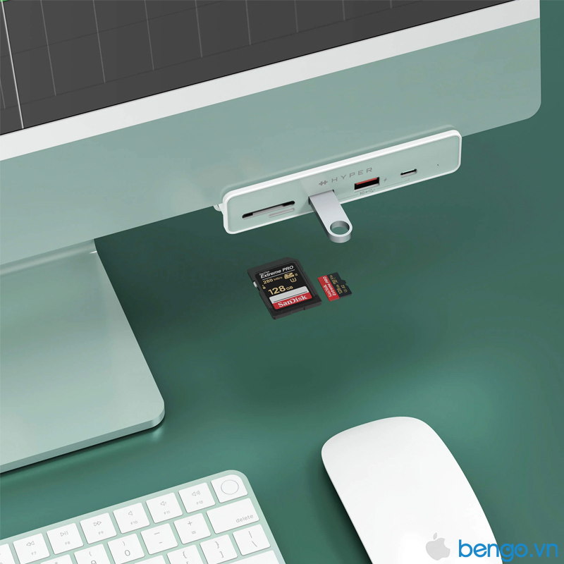 Cổng chuyển chuyên dụng iMac 24″ HYPERDRIVE 6 in 1 USB-C HUB - HD34A8