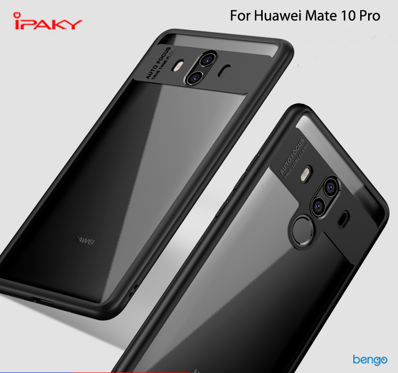 Ốp lưng Huawei Mate 10 Pro IPAKY trong suốt viền nhựa dẻo