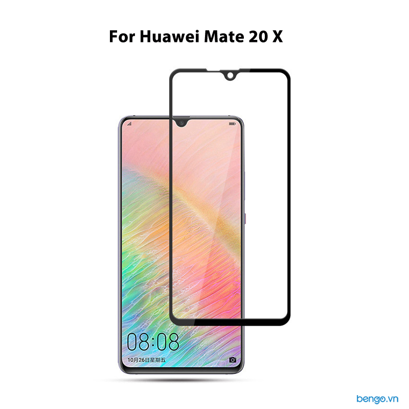 Dán cường lực Huawei Mate 20 x 3D Full keo và từ tính