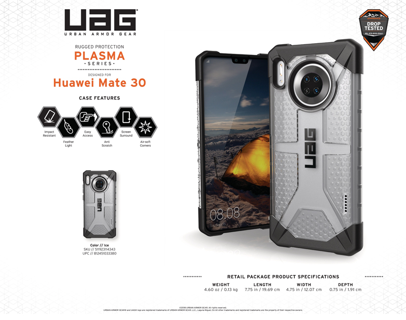 Ốp lưng Huawei Mate 30 UAG Plasma