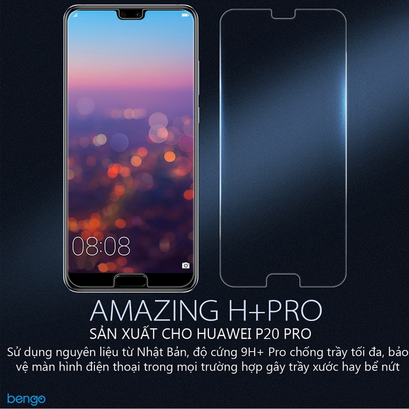 Kính cường lực Huawei P20 Pro Nillkin Amazing H + PRO Kính cường lực Huawei P20 Pro Nillkin Amazing H + PRO