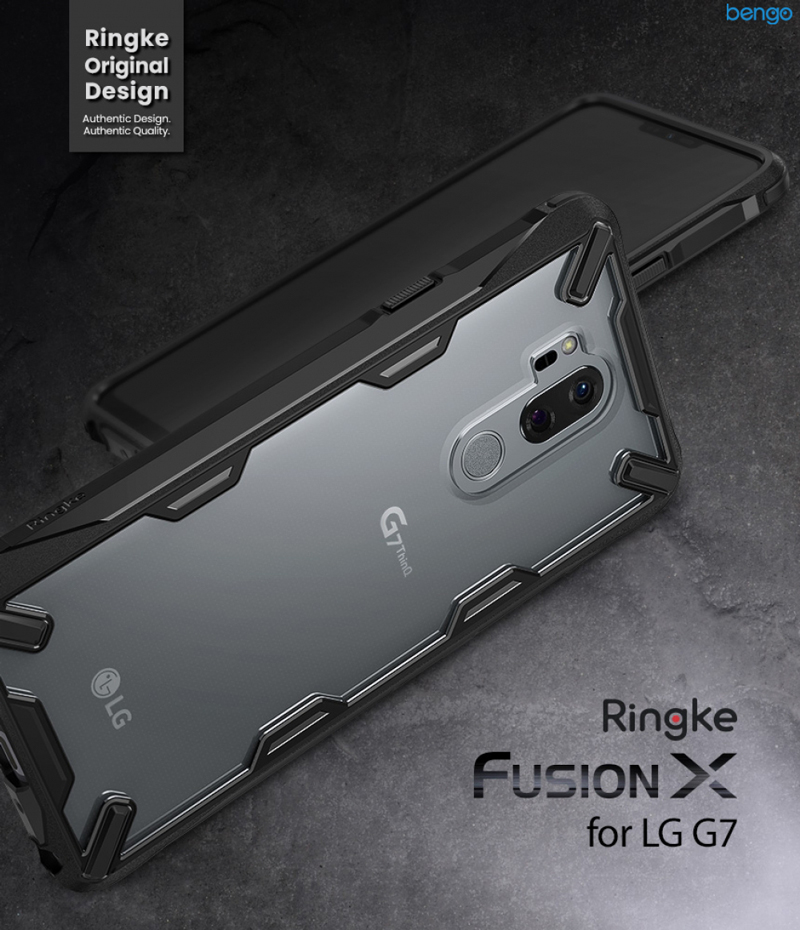 Ốp lưng LG G7 Ringke FUSION-X