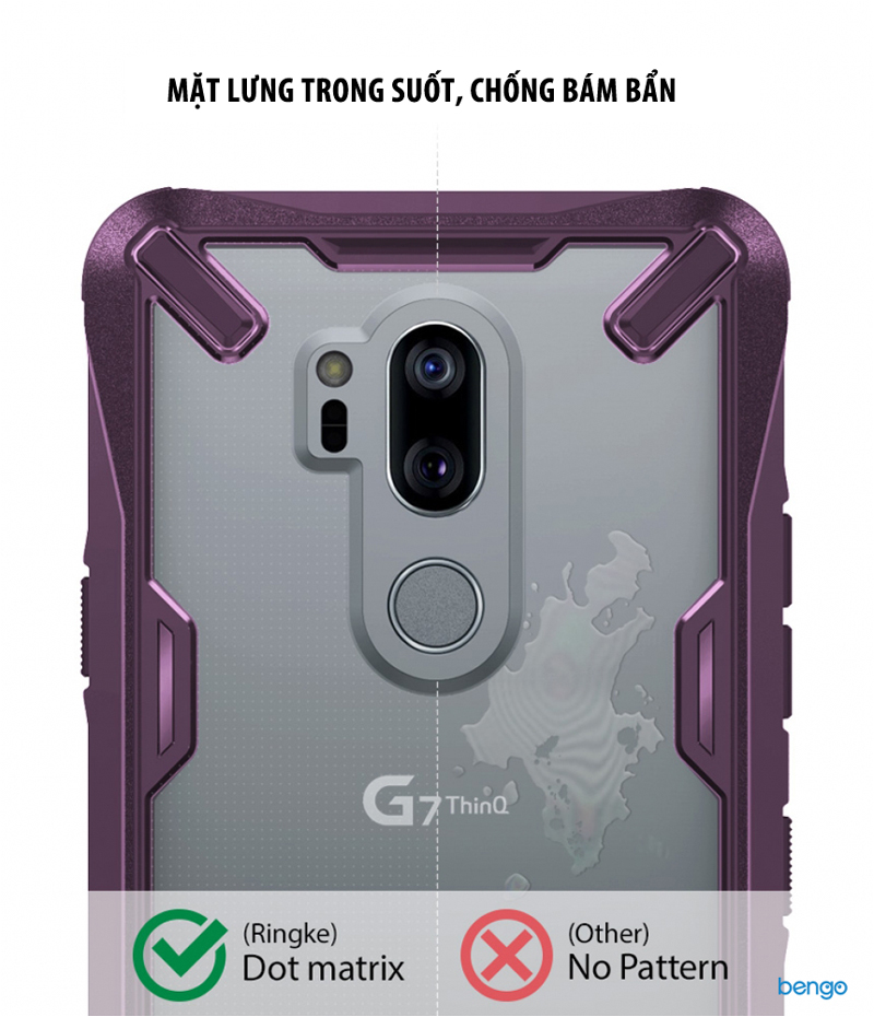 Ốp lưng LG G7 Ringke FUSION-X