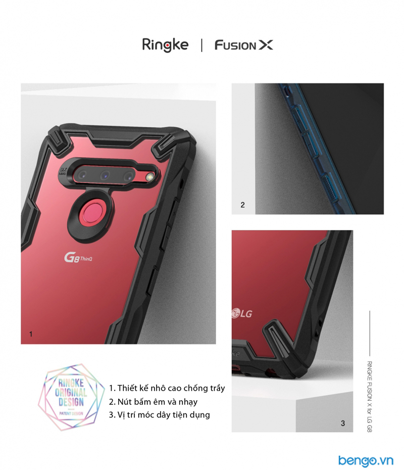 Ốp lưng LG G8 Ringke Fusion X Ốp lưng LG G8 Ringke Fusion X