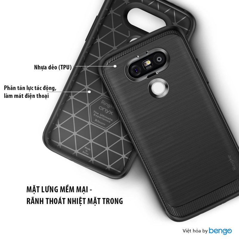 Ốp lưng LG G5 Ringke Onyx
