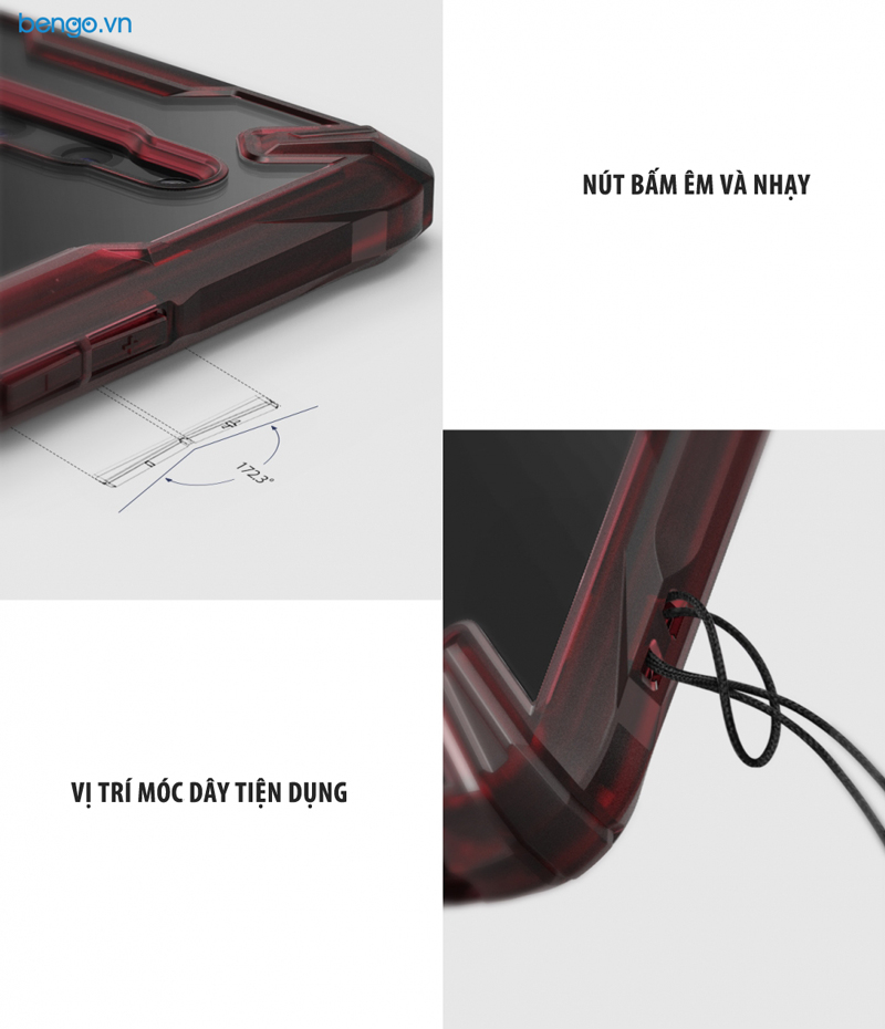 Ốp lưng LG V50 Ringke FUSION-X