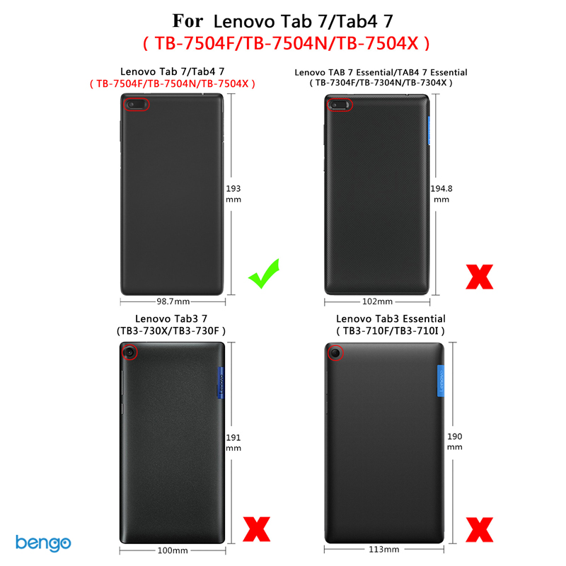 Bao da Lenovo Tab 4 7 (TB-7504F/N) Smartcover