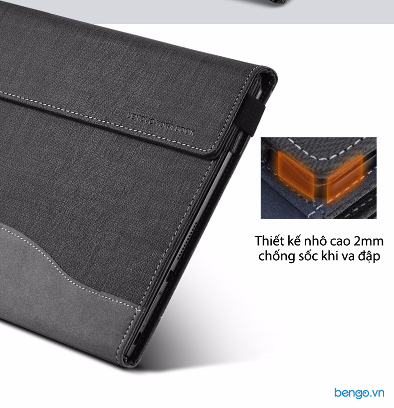 Bao da Lenovo Yoga Book 10.1 inches Veker kẻ sọc