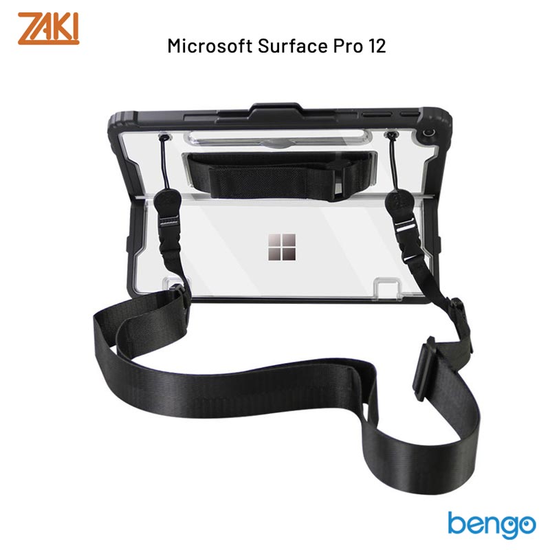 Ốp lưng Microsoft Surface Pro 12 ZAKI Plasma chống sốc có dây đeo
