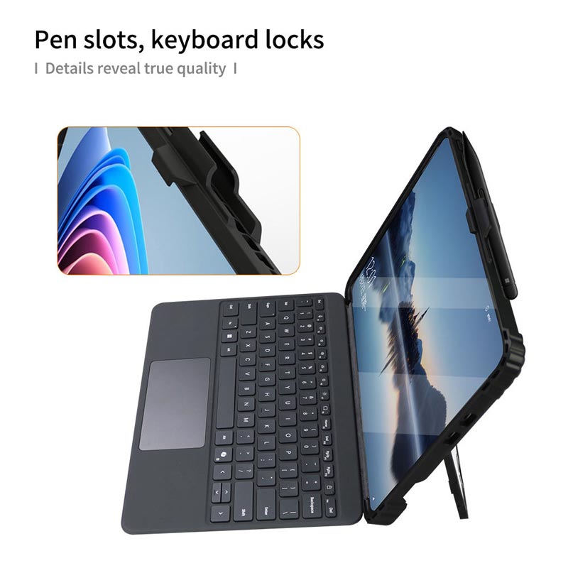 Ốp lưng Microsoft Surface Pro 12 ZAKI Plasma chống sốc có dây đeo