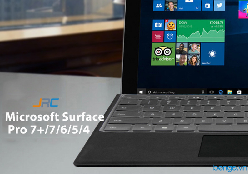 Phủ phím silicone Microsoft Surface Pro 7+/7/6/5/4 JRC - Trong suốt