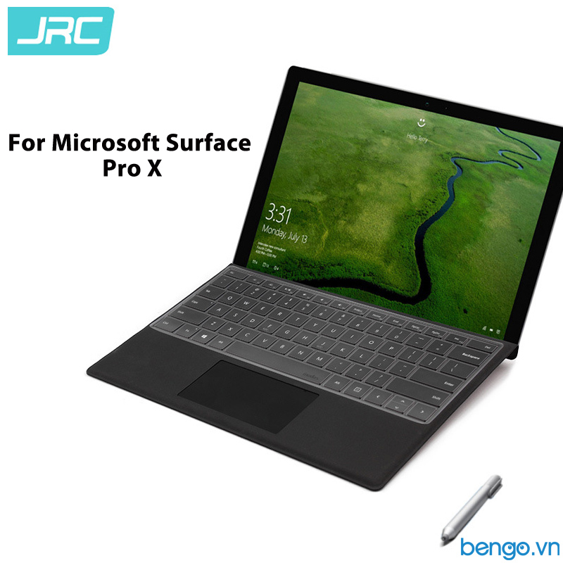 Phủ phím silicone Microsoft Surface Pro X JRC - Trong suốt