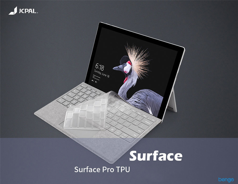 Phủ bàn phím Microsoft Surface Pro 4/5 JCPAL FitSkin TPU