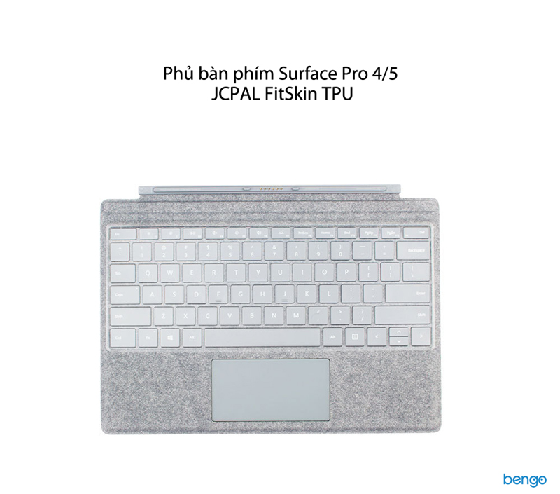 Phủ bàn phím Microsoft Surface Pro 4/5 JCPAL FitSkin TPU