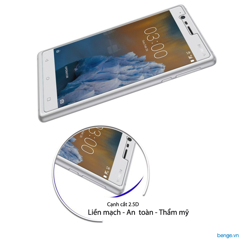 Dán màn hình cường lực Nokia 3 9H Dán màn hình cường lực Nokia 3 9H