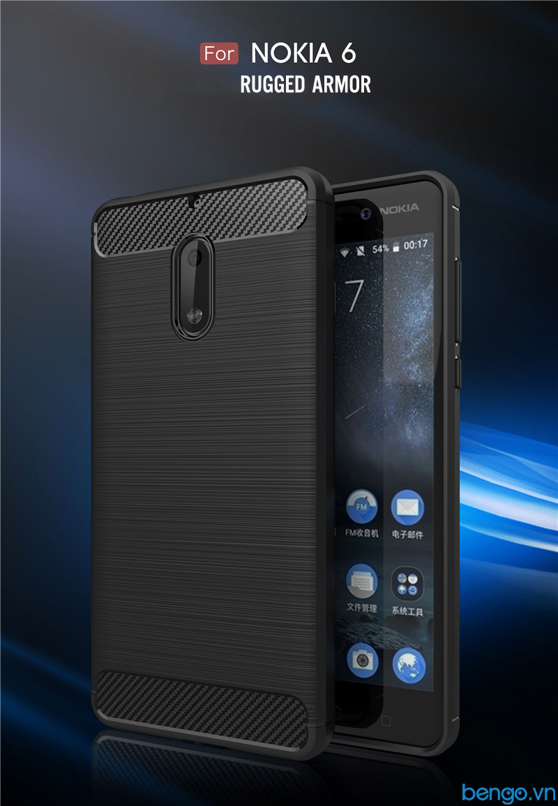 Ốp lưng Nokia 6 Rugged Armor Ốp lưng Nokia 6 Rugged Armor