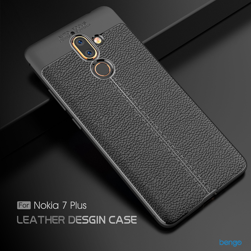 Ốp lưng Nokia 7 Plus họa tiết giả da siêu bền