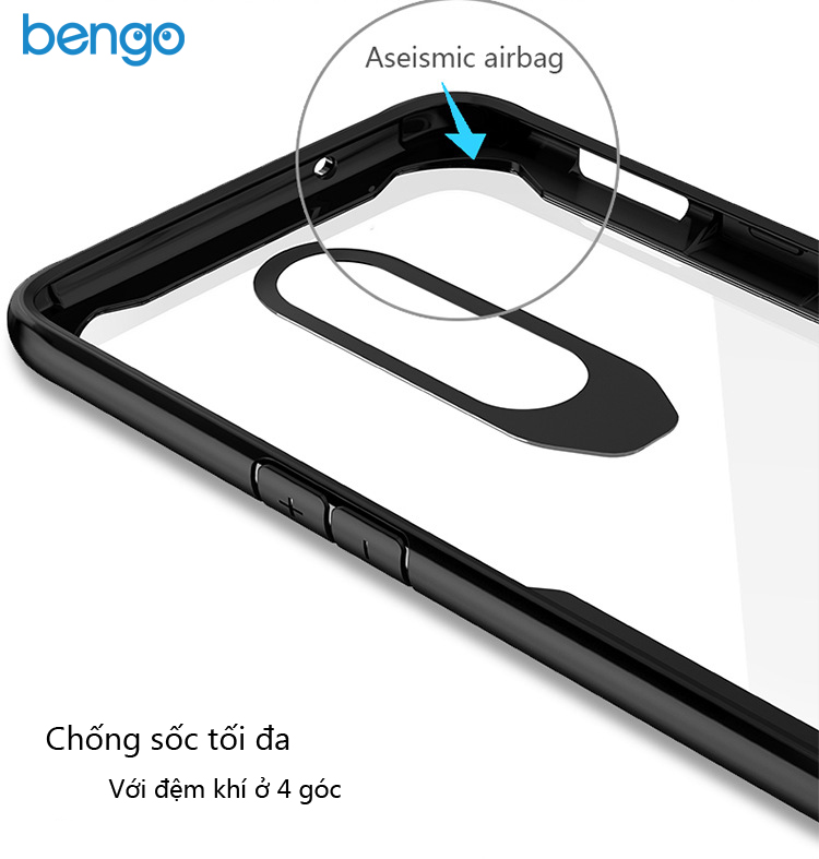 Ốp lưng OnePlus 6 IPAKY trong suốt viền nhựa dẻo