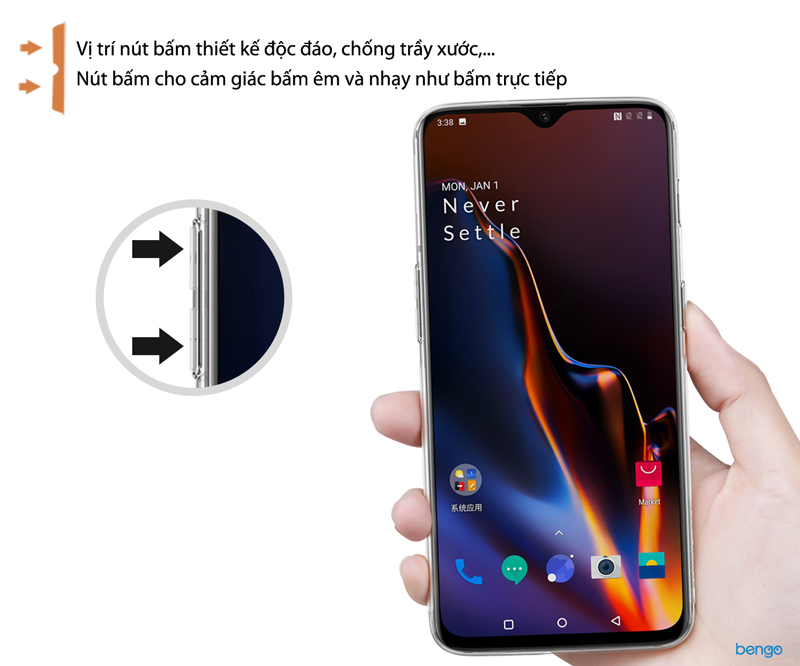 Ốp lưng OnePlus 6T Nillkin TPU Nature Ốp lưng OnePlus 6T Nillkin TPU Nature