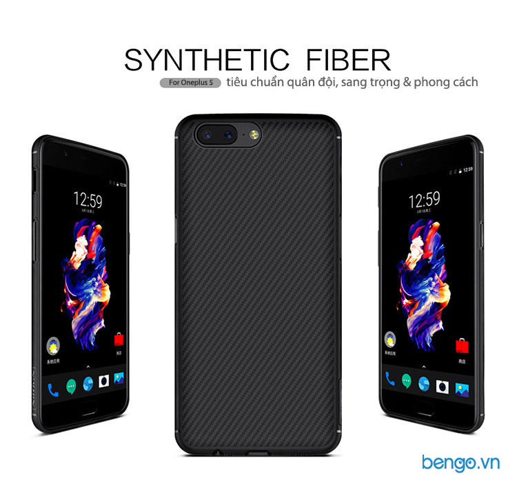 Ốp lưng Oneplus 5 Nillkin sợi tổng hợp Ốp lưng Oneplus 5 Nillkin sợi tổng hợp