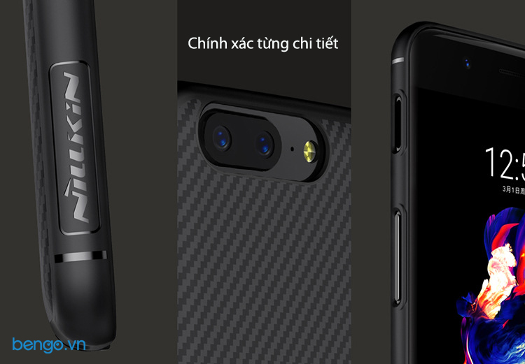 Ốp lưng Oneplus 5 Nillkin sợi tổng hợp Ốp lưng Oneplus 5 Nillkin sợi tổng hợp