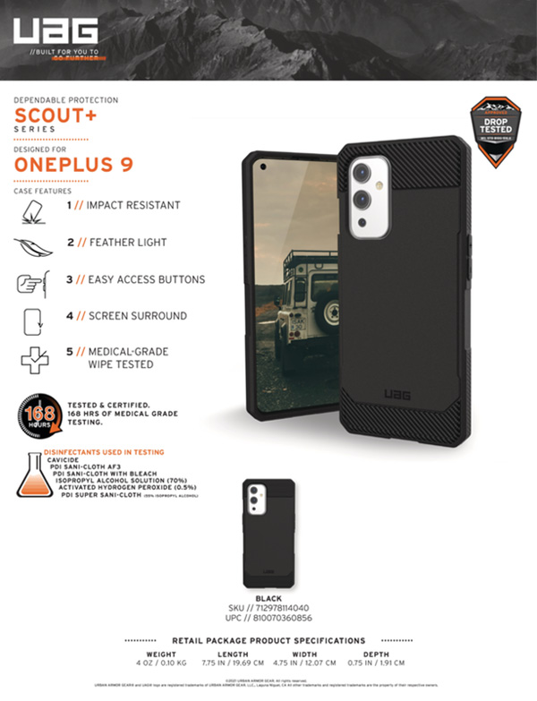 Ốp lưng Oneplus 9 UAG Scout+ Series