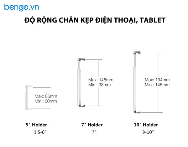Giá đỡ điện thoại, tablet Floor Stand Lazy Bedside xoay 360° - UP-9S