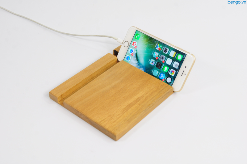 Đế dựng điện thoại, tablet bằng gỗ
