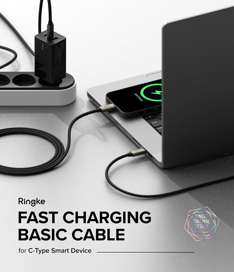 cáp sạc nhanh ringke fast charging basic cable c-to-c