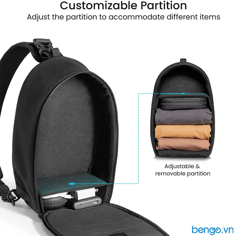 Túi đeo vai TOMTOC (USA) Meta/Oculus Quest 2 Sling Bag - A0530D1