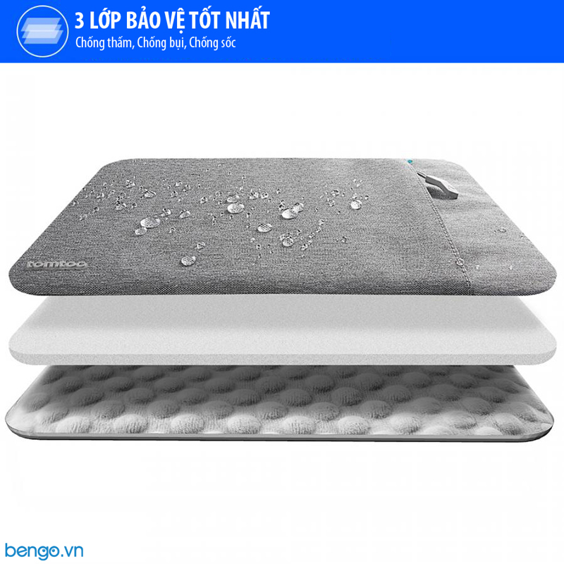Túi chống sốc MacBook Air/Retina 13" TOMTOC (USA) 360° Protective - A13-C01