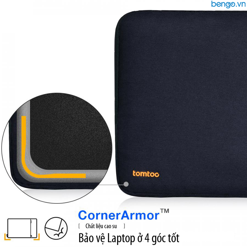 Túi chống sốc MacBook Pro 15” New TOMTOC (USA) 360° Protective - A13-E02