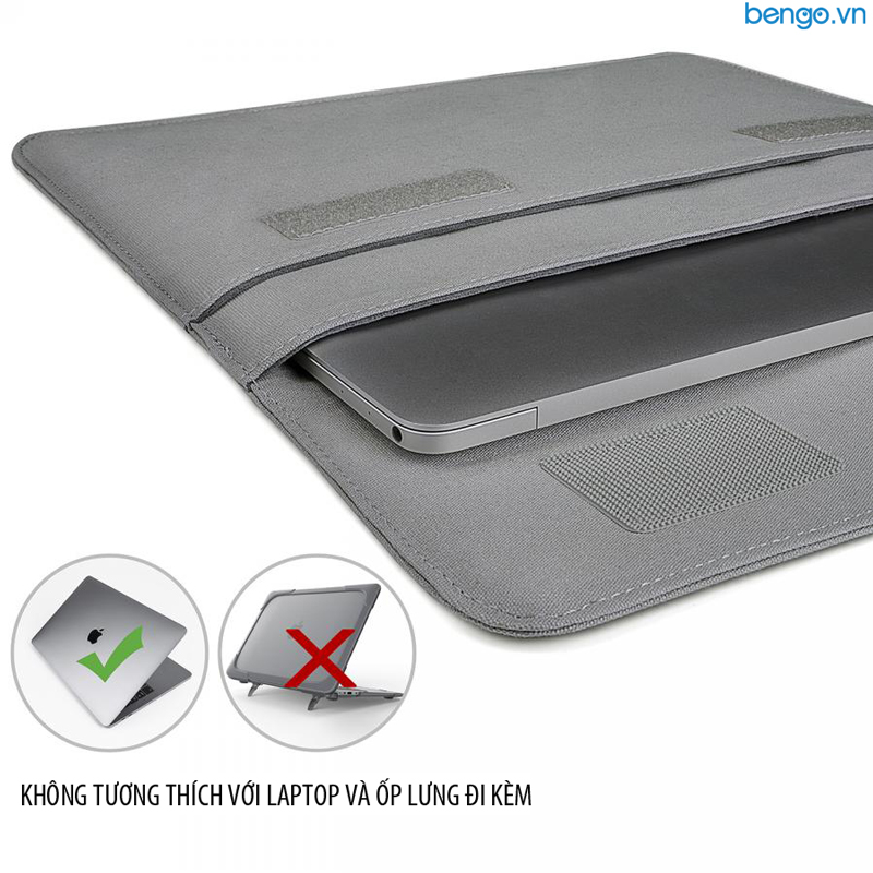 Túi chống sốc MacBook Air/Retina 13" TOMTOC (USA) ENVELOPE + POUCH - A19-C01