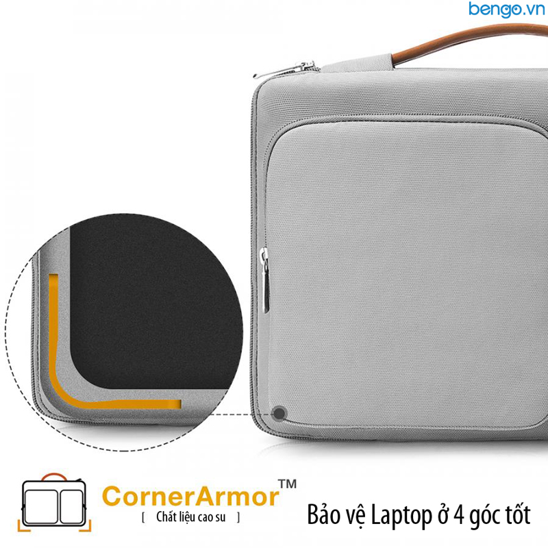 Túi đeo chống sốc MacBook 13" TOMTOC (USA) 360° Shoulder Bags - A42-C01