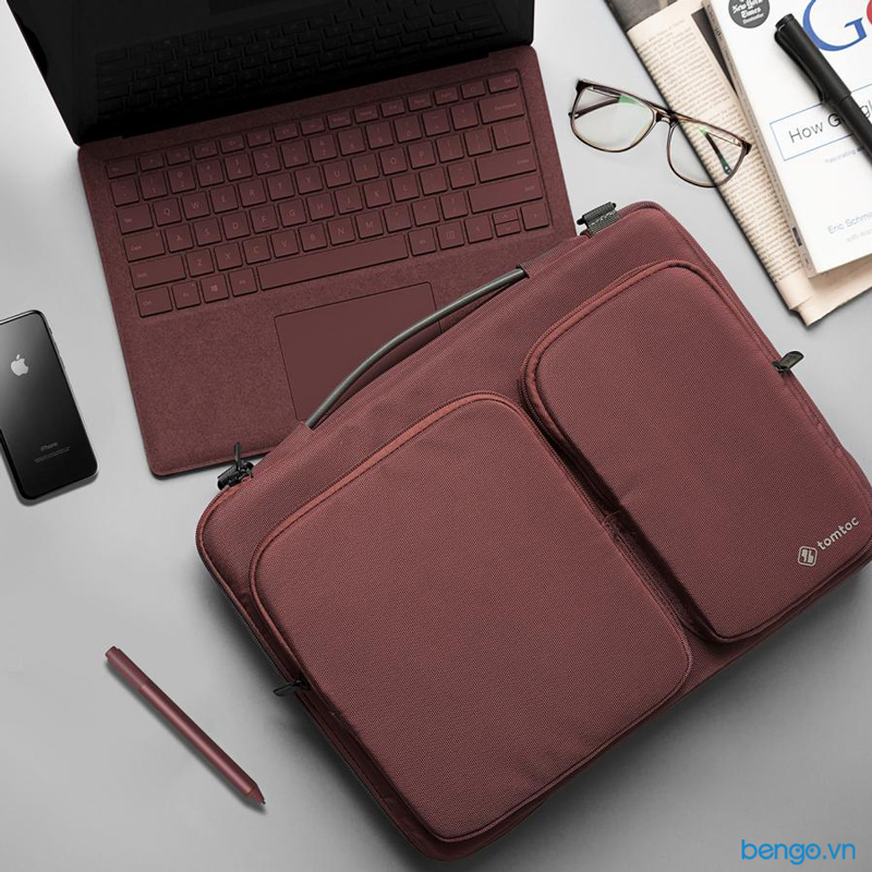 Túi đeo chống sốc MacBook 13" TOMTOC (USA) 360° Shoulder Bags - A42-C01