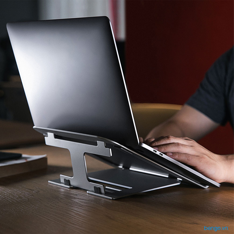 Đế tản nhiệt TOMTOC Folding Aluminum cho iPad/Macbook/Tablet/Laptop 11”- 15.6" - B4-002S