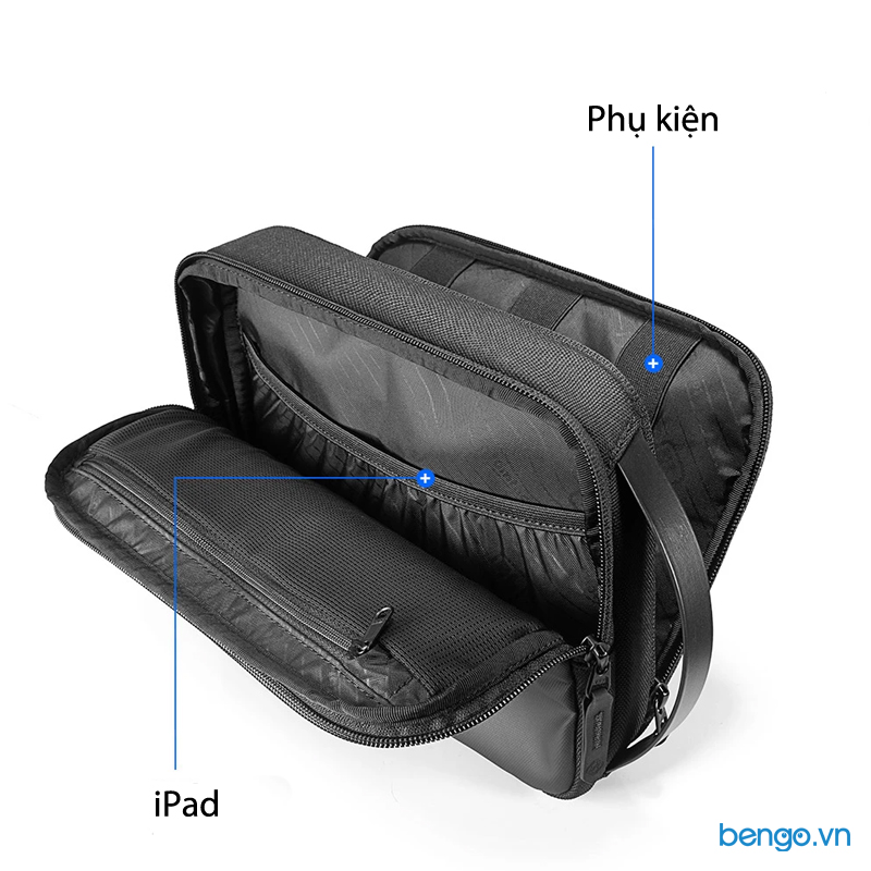 Túi đựng phụ kiện TOMTOC (USA) ELECTRONIC ORGANIZER cho iPad Mini/Tablet 7.9 inch - H01-011D