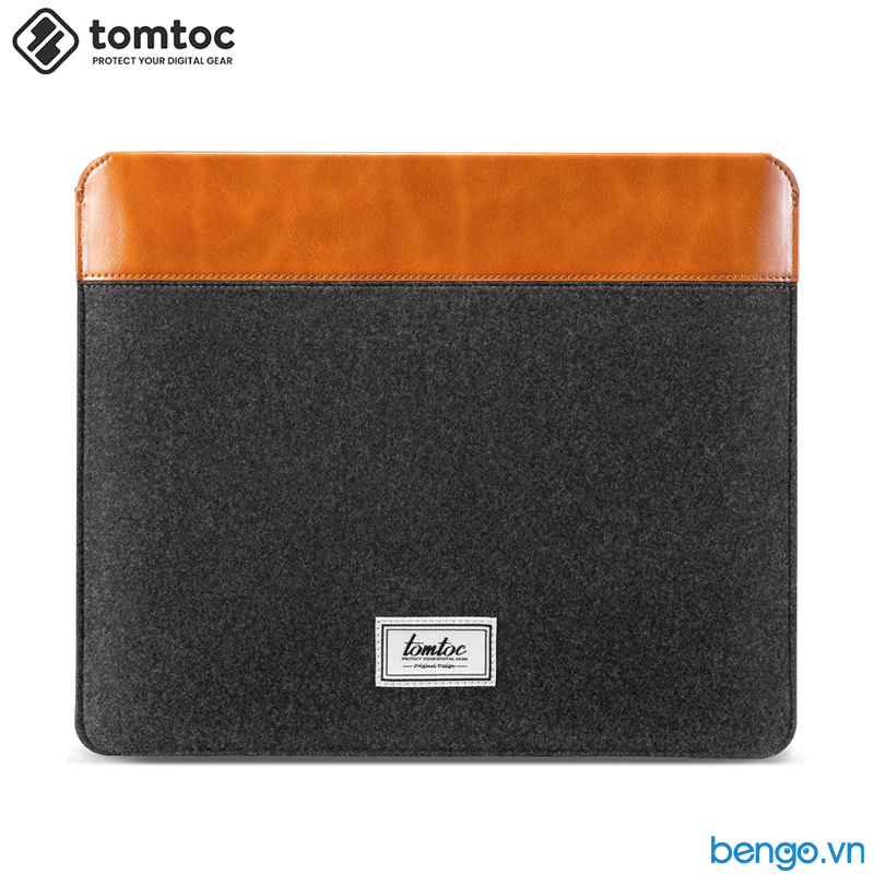 Túi chống sốc TOMTOC (USA) Felt Và PU Leather cho iPad Pro 12.9