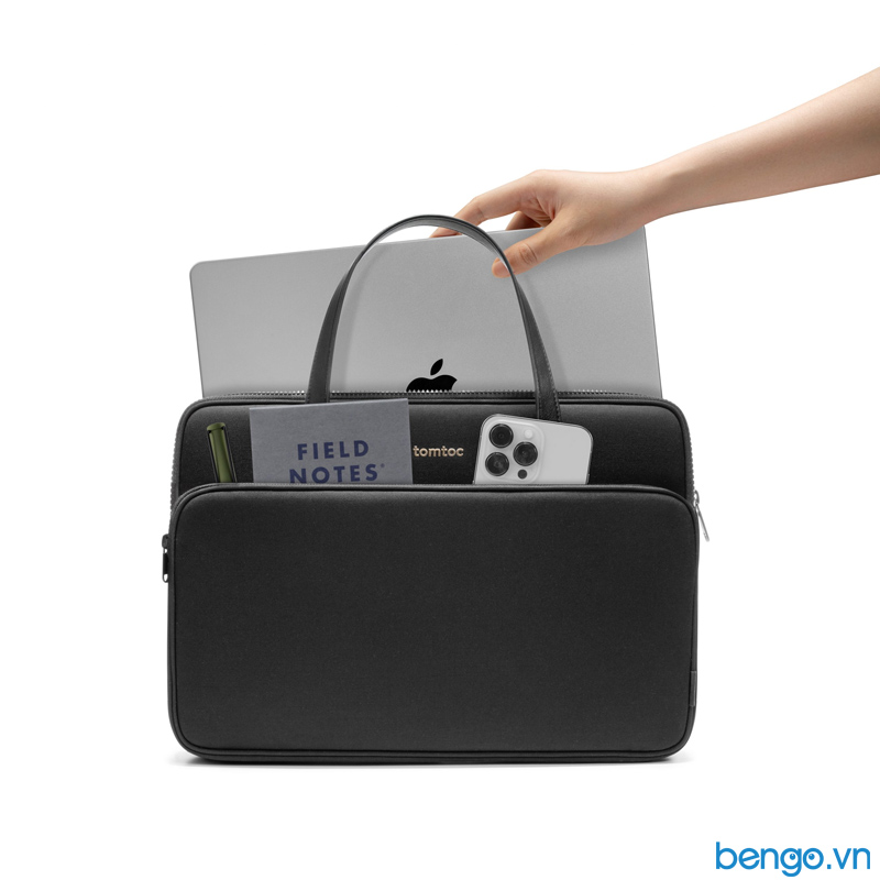 Túi đeo chéo Macbook 13/14, Ultrabook 13 TOMTOC (USA) Premium Theher Shoulder Bag - H22C1