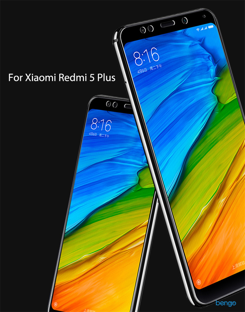 Dán cường lực Xiaomi Redmi 5 Plus 4D Full keo và từ tính