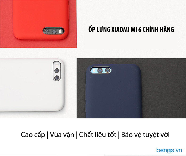 Ốp lưng dán da Xiaomi Mi 6 chính hãng cao cấp Ốp lưng dán da Xiaomi Mi 6 chính hãng cao cấp