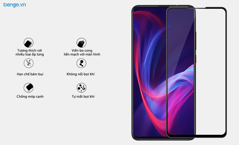 Dán cường lực Xiaomi Mi 9T/9T Pro/Redmi K20 Nillkin XD CP+ MAX