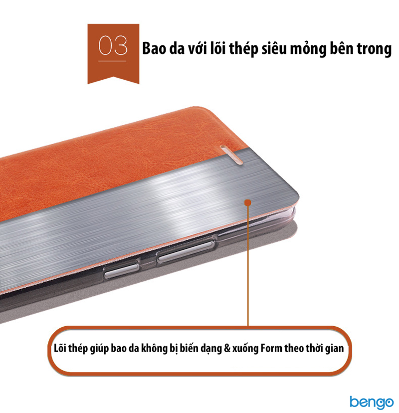 Bao da Xiaomi Mi Max 3 MOFI lõi thép siêu mỏng Bao da Xiaomi Mi Max 3 MOFI lõi thép siêu mỏng