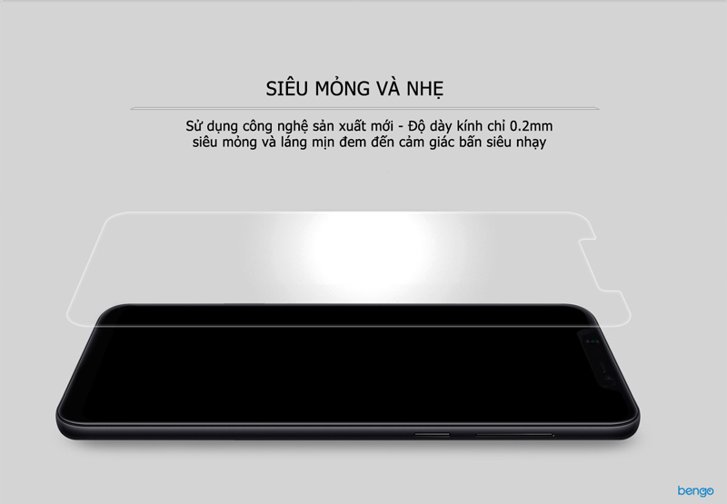 Kính cường lực Xiaomi Mi 8 Nillkin Amazing H + PRO Kính cường lực Xiaomi Mi 8 Nillkin Amazing H + PRO